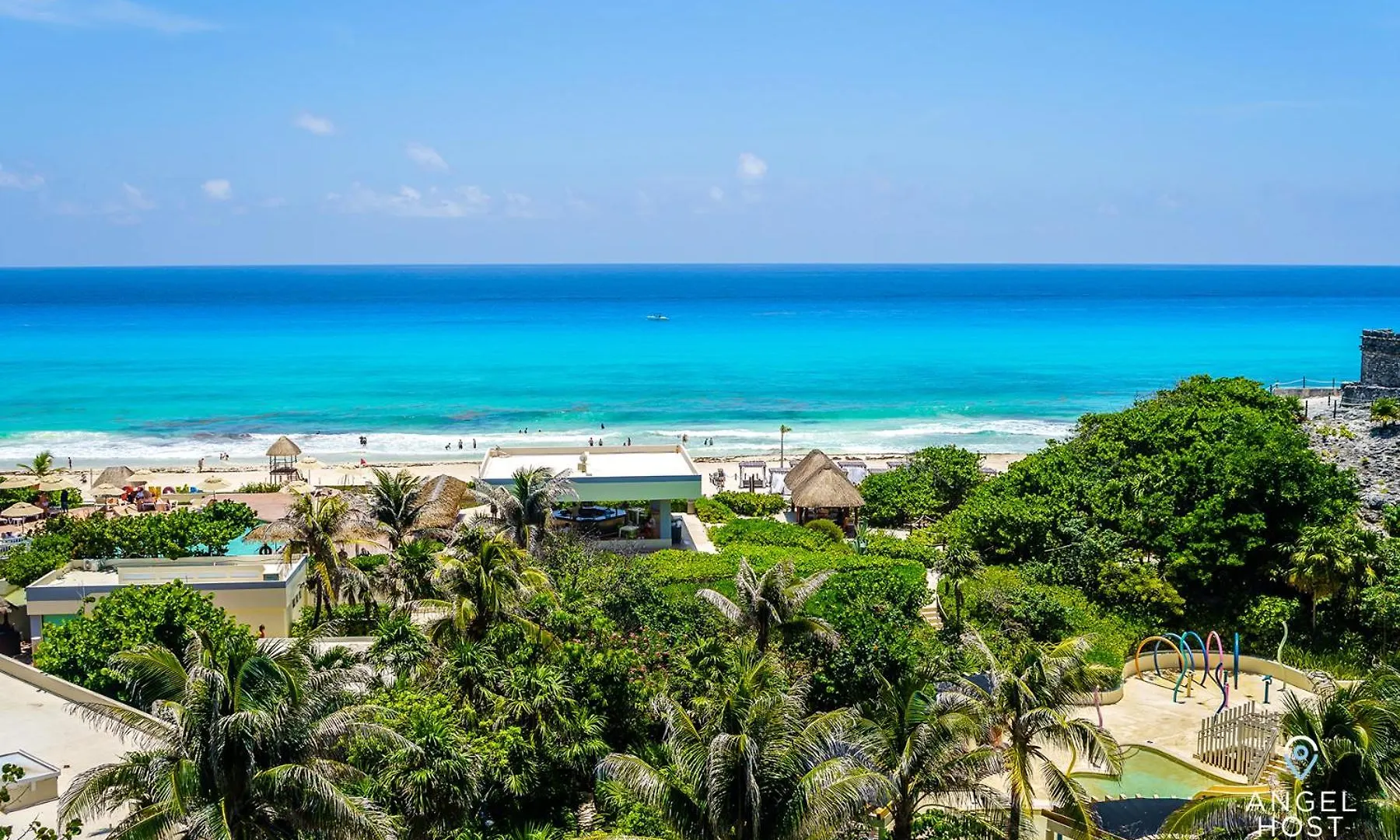 Fabulous Oceanview Suite Access To Beach & Pools カンクン 別荘
